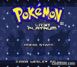 Pokemon platinum rom download gba
